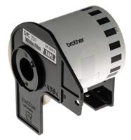 dk22212 Brother White Black Print Label Roll, 62mm Width, 1 Roll Qty