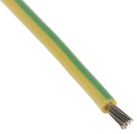 50000 Lapp ÖLFLEX HEAT Series Green/Yellow 1 mm² Hook Up Wire, 17 AWG, 32/0.2 mm, 100m, Silicone Insulation,