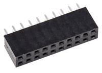 m20-7831046 HARWIN Straight Through Hole Mount PCB Socket, 20-Contact, 2-Row, 2.54mm Pitch, Solder Termination