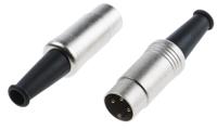 251-4179 RS PRO 3 Pole Din Plug, Male, Cable Mount