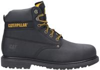 p724621 CAT P724621 Black Steel Toe Capped Unisex Safety Boots, UK 8, EU 42