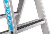 41549 Zarges Aluminium 2 x 3 steps Step Ladder, 0.88m open length
