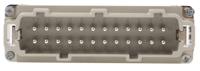 1019600010204000 EPIC Heavy Duty Power Connector Insert, 16A, Male, H-BE Series, 48 Contacts