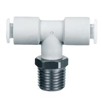 kgt08-01s SMC KGT Series Branch Tee, 8 mm to R 1/8 Male, Threaded-to-Tube Connection Style, KGT08-01S