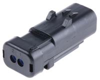 776428-1 TE Connectivity, AMPSEAL 16 Automotive Connector Plug Red Clip Mount 2 Way