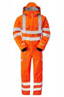 pr505-s PULSAR Orange Reusable Hi Vis Overalls, S
