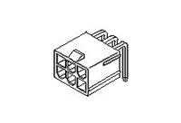 45732-0001 Molex Mini-Fit Jr Series Right Angle Through Hole PCB Header, 6 Contact(s), 4.2 mm Pitch, 2 Row, Shrouded