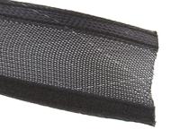 zgrp112-bk008 Alpha Wire Expandable Braided PET Black Cable Sleeve, 50.8mm Diameter, 7m Length, FIT Wire Management Series