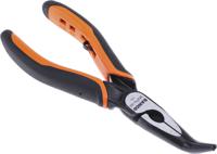 2427-g-160 Bahco 2427G Bent Nose Pliers, 160 mm Overall, Bent Tip, 46mm Jaw