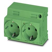 0804037 Phoenix Contact German Mains Sockets, 16A, DIN Rail Mount, 250 V