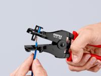12-21-180 Knipex 12 21 180 Series Stripping pliers with shaped knives, 20 AWG Min, 10AWG Max, 180 mm Overall