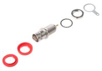 j01001c1222 Telegartner, Jack Panel Mount BNC Connector, 50Ω, Solder Termination, Straight Body