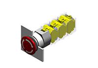 704075218 EAO Latching Push Button Head, IP65