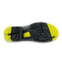 8545814 uvex 1 Black/Lime ESD Safe Non Metal Toe Capped Men, Women Safety Boots, UK 14, EU 49