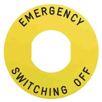 zby9360 Schneider Electric Legend, Emergency Switching Off