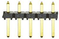 tlw-105-05-g-s Samtec TLW Series Straight Through Hole Pin Header, 5 Contact(s), 2.54 mm Pitch, 1 Row, Unshrouded
