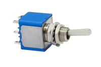 5644thab APEM Toggle Switch, Panel Mount, On-On-On, DPST, Solder Lug Terminal, 125V ac