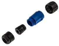 c01610d00600010 Amphenol Industrial Circular Connector, 6 Contacts, Cable, Standard Connector, Socket, Female, IP67, Ecomate M Series