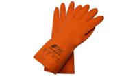 3250-8 NITRAS SAFETY 3250 Orange Latex Glove, Size 8