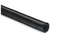 170-01106 HellermannTyton Braided PET Black with White Cable Sleeve, 25 → 29mm Diameter, 15m Length,  Series