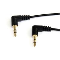 mu1mms2ra StarTech.com Male 3.5mm Stereo Jack to Male 3.5mm Stereo Jack Aux Cable, Black, 300mm MU1MMS2RA