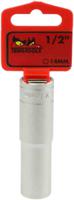 m120614-c Teng Tools 1/2 in Drive 14mm Deep Socket, 12 point, 79 mm Overall Length