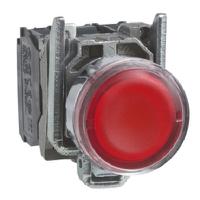 xb4bw3465 Schneider Electric Harmony XB4 Series Illuminated Push Button, Panel Mount, 22mm Cutout, SPDT, IP66, IP67, IP69(IP69K)