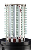 led400-04-04 Moflash LED400 Series Green Multiple Effect Beacon, 70 → 265 V, Surface Mount, LED Bulb, IP65