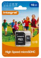 inmsdh16g10-90uni Integral Memory 16 GB MicroSDHC Micro SD Card, Class 10, UHS-1 U1
