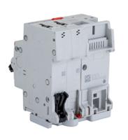 2csr272001r1634-ds202-m-ac-c63003 ABB RCBO, 63A Current Rating, 2P Poles, 30mA Trip Sensitivity, Type C