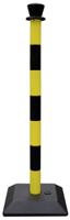 898-7194 RS PRO Black & Yellow PVC Barrier Post