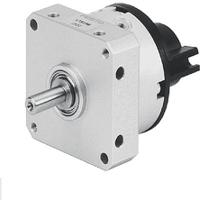 dsm-6-90-p-a Festo DSM Series 8 bar Double Action Pneumatic Rotary Actuator, 90° Rotary Angle, 6mm Bore