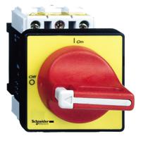 vcd02 Schneider Electric 3P Pole Panel Mount Isolator Switch - 12A Maximum Current, 7.5kW Power Rating, IP20, IP65