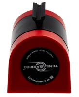 897-21-nv-d3 Tensator Red & White Plastic Retractable Barrier, 4.6m, Red, White Tape