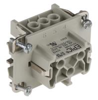 10191000 EPIC Heavy Duty Power Connector Module, 16A, Female, H-BE Series, 6 Contacts