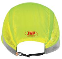 aag000-001-500 JSP Aerolite Micro Peak Yellow Hard Hat with Chin Strap, AdjustableVentilated
