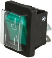 c1353algncb Arcolectric (Bulgin) Ltd Illuminated DPST, On-Off Rocker Switch Panel Mount
