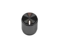acckmr1316nlt14 Vishay 12.8mm Black Potentiometer Knob for 6.35mm Shaft Round Shaft, ACCKMR1316NLT14