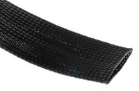 408-221 RS PRO Expandable Braided PET Black Cable Sleeve, 40mm Diameter, 5m Length