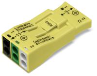 873-953-1 WAGO, 873 Connector, Yellow, Insulated, Copper 16 → 12 AWG