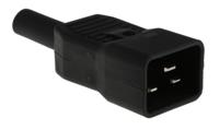 776-9125 RS PRO C20 Cable Mount IEC Connector Male, 16A, 250 V