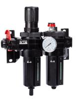 bl64-201 Norgren G 1/4 FRL, Automatic Drain, 40μm Filtration Size - With Pressure Gauge