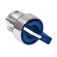 zb4bk1463 Schneider Electric Harmony XB4 Series 2 Position Selector Switch Head, 22mm Cutout, Blue Handle
