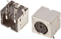 5750071-1 TE Connectivity 6 Pole Right Angle Din Socket, 1A, 30 V ac, Female, Through Hole
