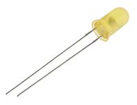 hlmp-4719 Broadcom2.5 V Yellow LED 5mm Through Hole, HLMP-4719