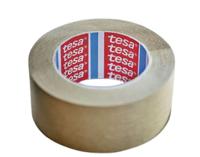 60408-00001-00 Tesa 60408 Brown Packing Tape, 50m x 75mm