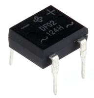 df02m-e345 Vishay Bridge Rectifier, 1A, 200V, 4-Pin