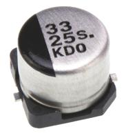 eee1ea330sp Panasonic 33μF Aluminium Electrolytic Capacitor 25V dc, Surface Mount - EEE1EA330SP