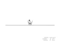 2834464-6 TE Connectivity 2834464 Series Female Crimp Terminal, Wire Wrap Termination, 22AWG Max