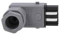 932413106-stakwi-3 Hirschmann, ST Cable Mount Right Angle Industrial Power Plug, Socket, Rated At 16A, 250 V, 400 V